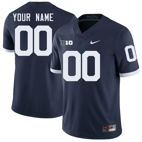 Custom Penn State Nittany Lions Name And Number Football Jersey-Retro